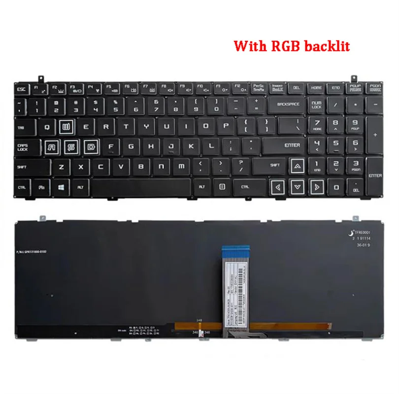 

NEW Genuine Laptop Rreplacement Keyboard Compatible for Hasee Z7-KP7GT KP5GA Z7M-KP7D2 KP7GC Z7-KP7EC