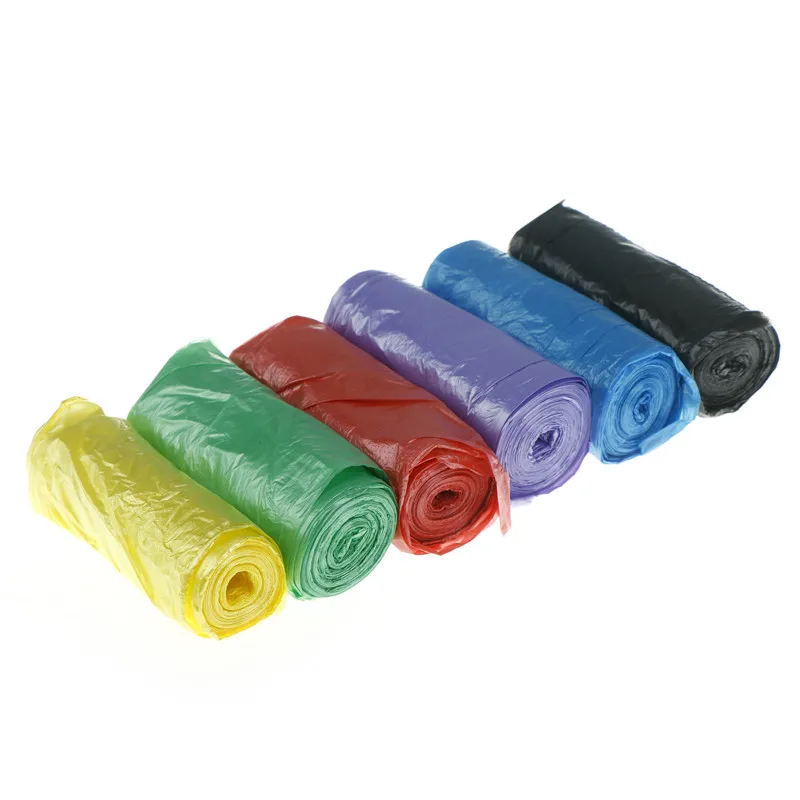

Garbage Bags Plastic Trash Bags Thick Convenient Environmental Cleaning Waste Bag 1 Rolls 50*60CM Size Single Color