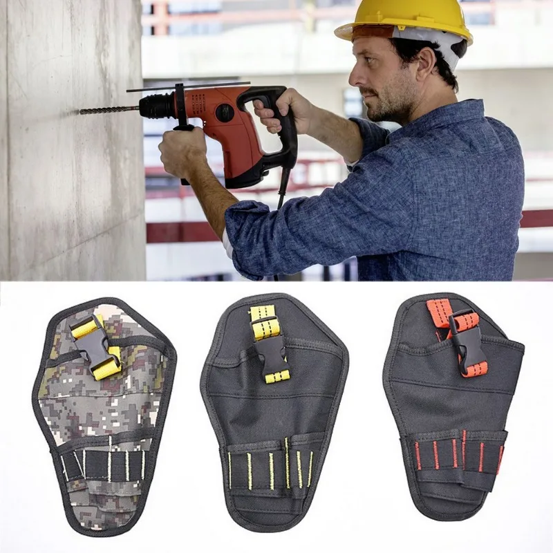 

Multifunctional Tool Bags Portable Electrician Tool Waist Belt Pouch Bag Oxford Cloth Drill Holder Tool Bag Hardware Organizer