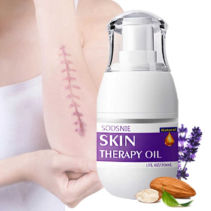 

Skin Therapy Oil Remove Scars Stretch Marks Serum Moisturizing Nourish Improve Rough Smooth Fine Lines Lifting Firming Body Care