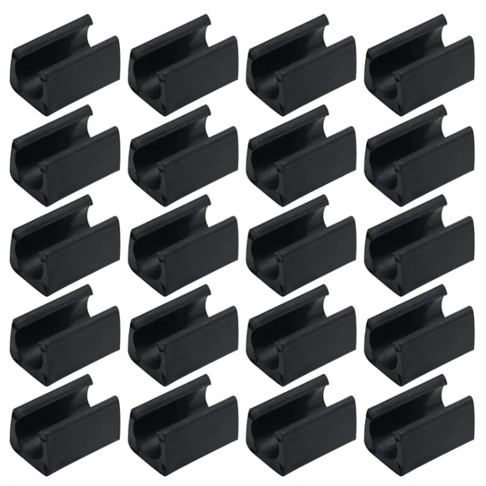 

20/40pcs Furniture Feet Plastic rectangle Non-Slip Chair Legs Tips Caps Foot Pads Covers Furniture Feet Protectors