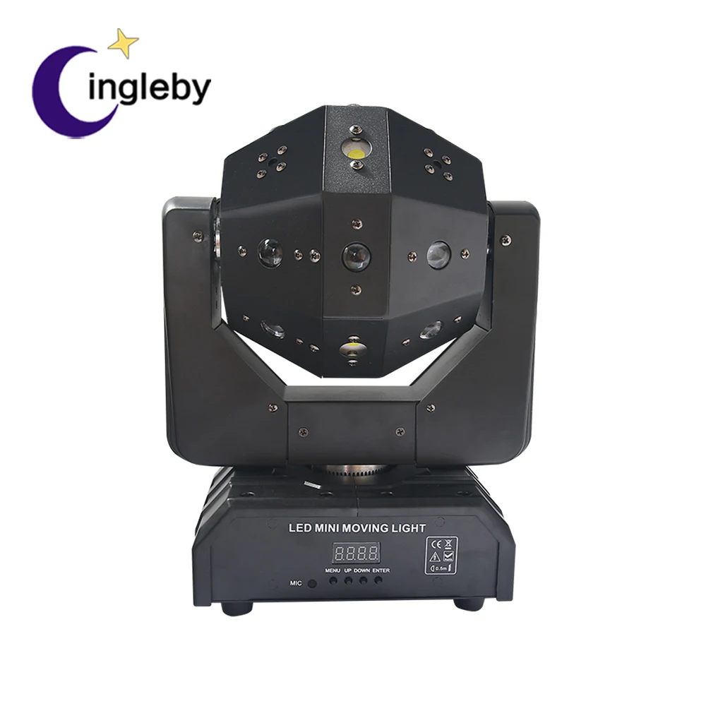 

New equipment 360 degree rotating 3*16w 4in1 laser led beam moving head stage lighting