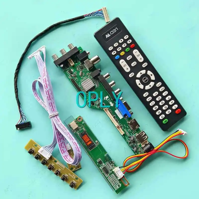 

DVB Digital Display Controller Board For N150X1 QD15XL02 TM150XG USB HDMI-Compatible VGA AV 1024*768 LVDS 20 Pin 1-CCFL 15" Kit