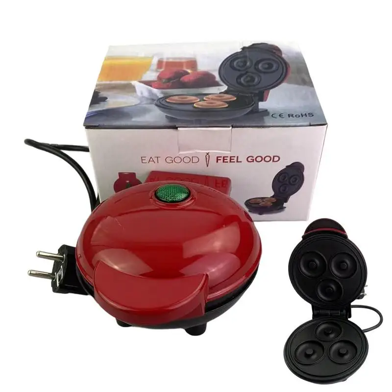 

Mini Donut Maker Machine Cake Maker With Three Holes Non Stick Coating Donut Biscuit Maker Baking Machine Baking Accessories