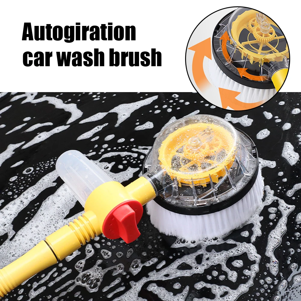 Car Windshield Foam Wash Brush Mop Motorcycle Washer High Pressure Gun Nozzles Long Handle Switch Set Wheel Clean Tool Auto Care