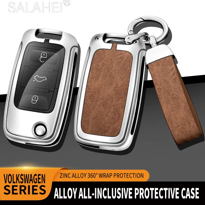 

Car Key Cover Fob Case Shell Bag For Volkswagen VW Polo Tiguan Golf Jetta Beetle Eos Scirocco Up Transporter Sharan Accessories