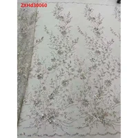ankara luxury sequin material silk textiles wedding fabric zxhd30060