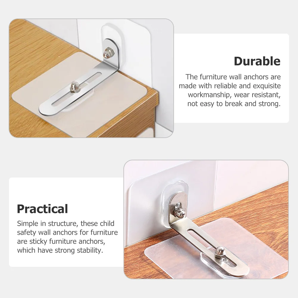 6 шт. самоклеящиеся настенные крепления для мебели
