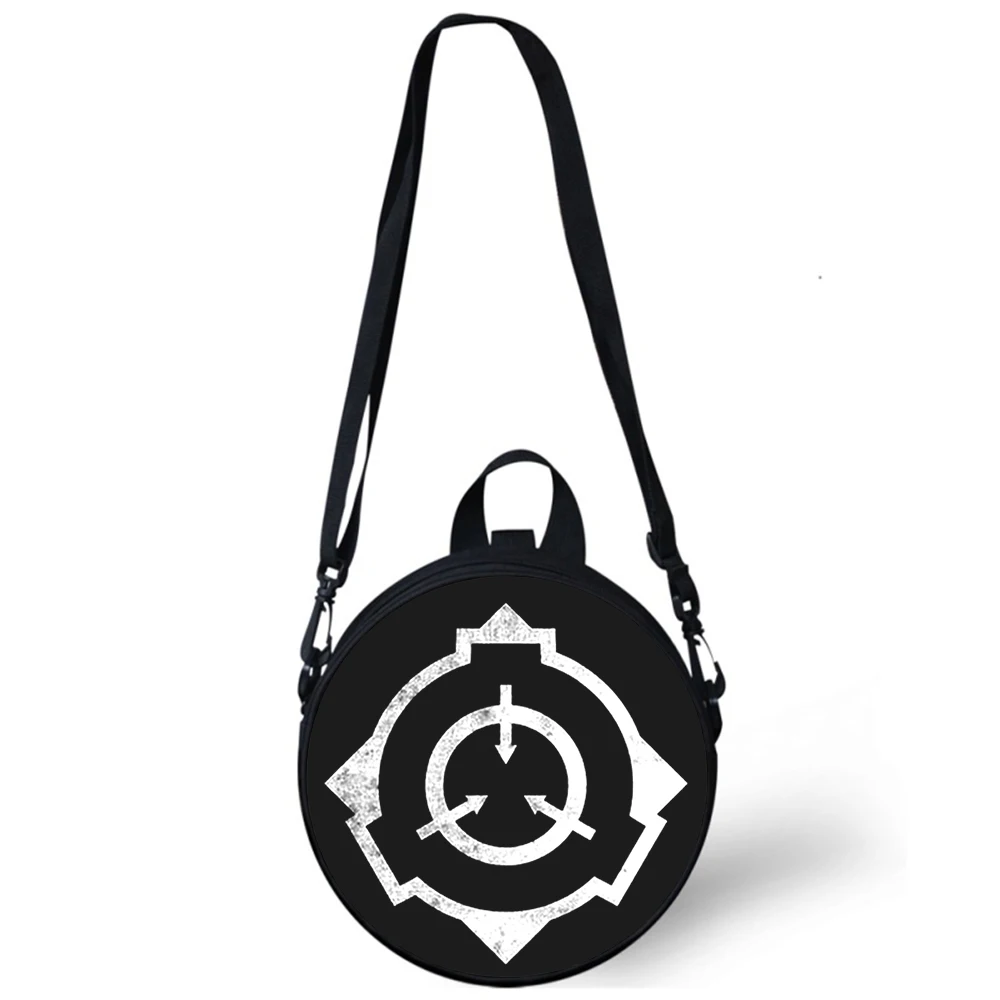 scp Special Containment Child kindergarten Bag 3D Print Crossbody Shoulder Bags For School Women Mini Round Bagpacks Rugtas Bag