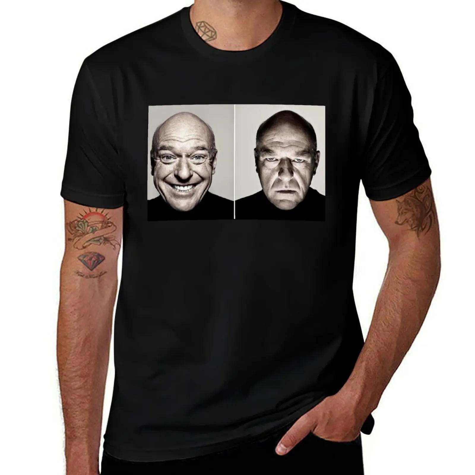 Фото Футболка Hank Schrader Dean Norris Mad and Happy, повседневная легкая футболка с короткими рукавами №1