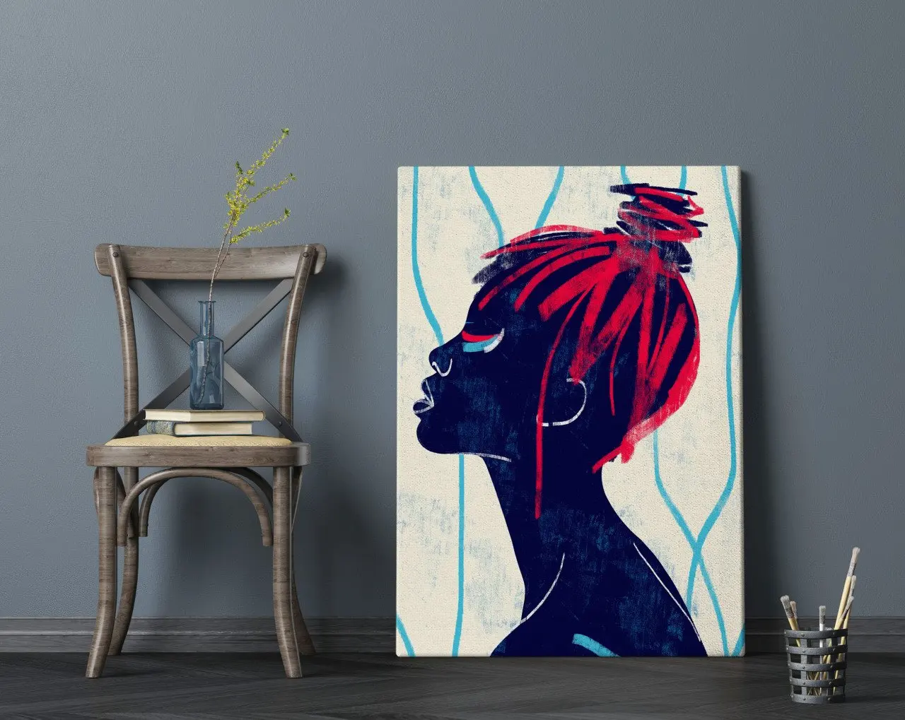 

Холщовый стол BK Home для женщин с цветным дизайном 70x100 см-6