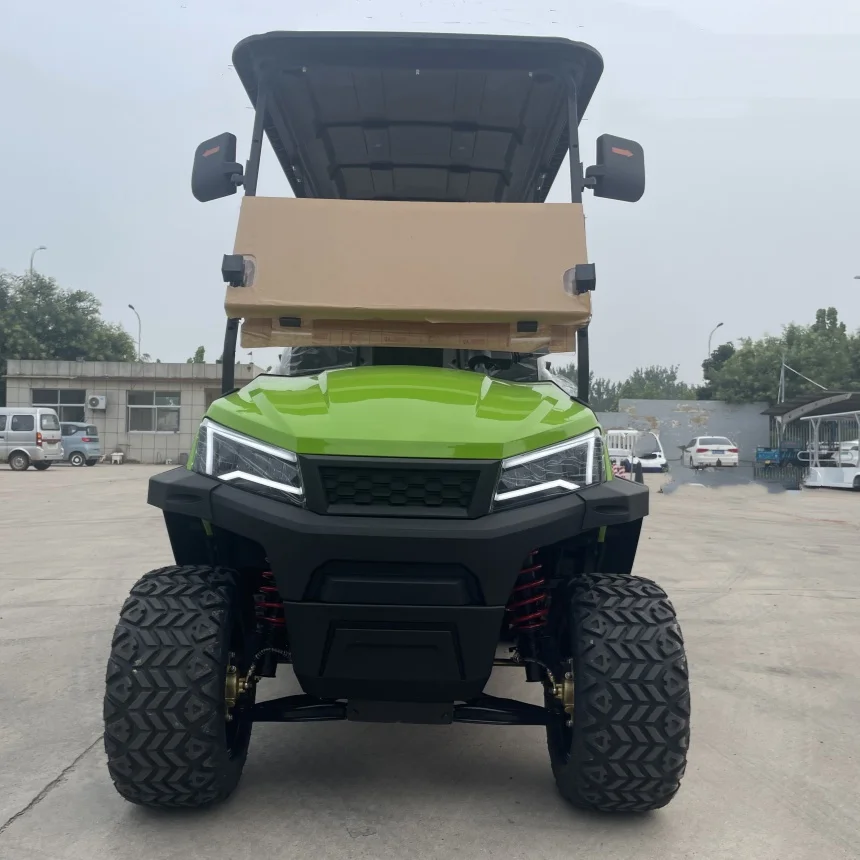 Электрический самоходный автомобиль Электрическая тележка для гольфа Дождевые