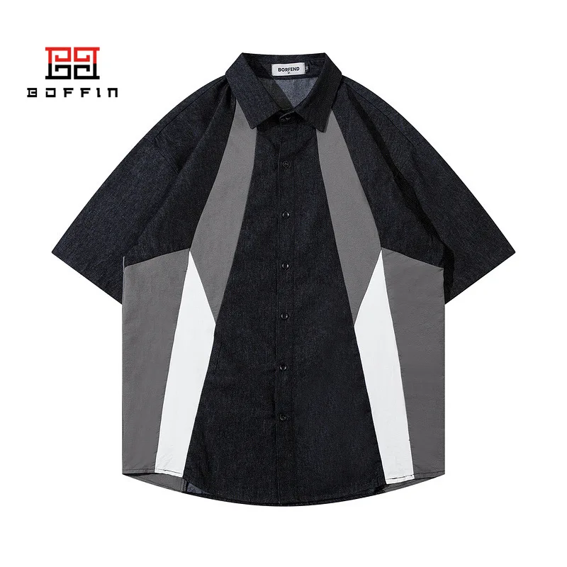 

Мужская футболка с контрастными цветами, в стиле ретро