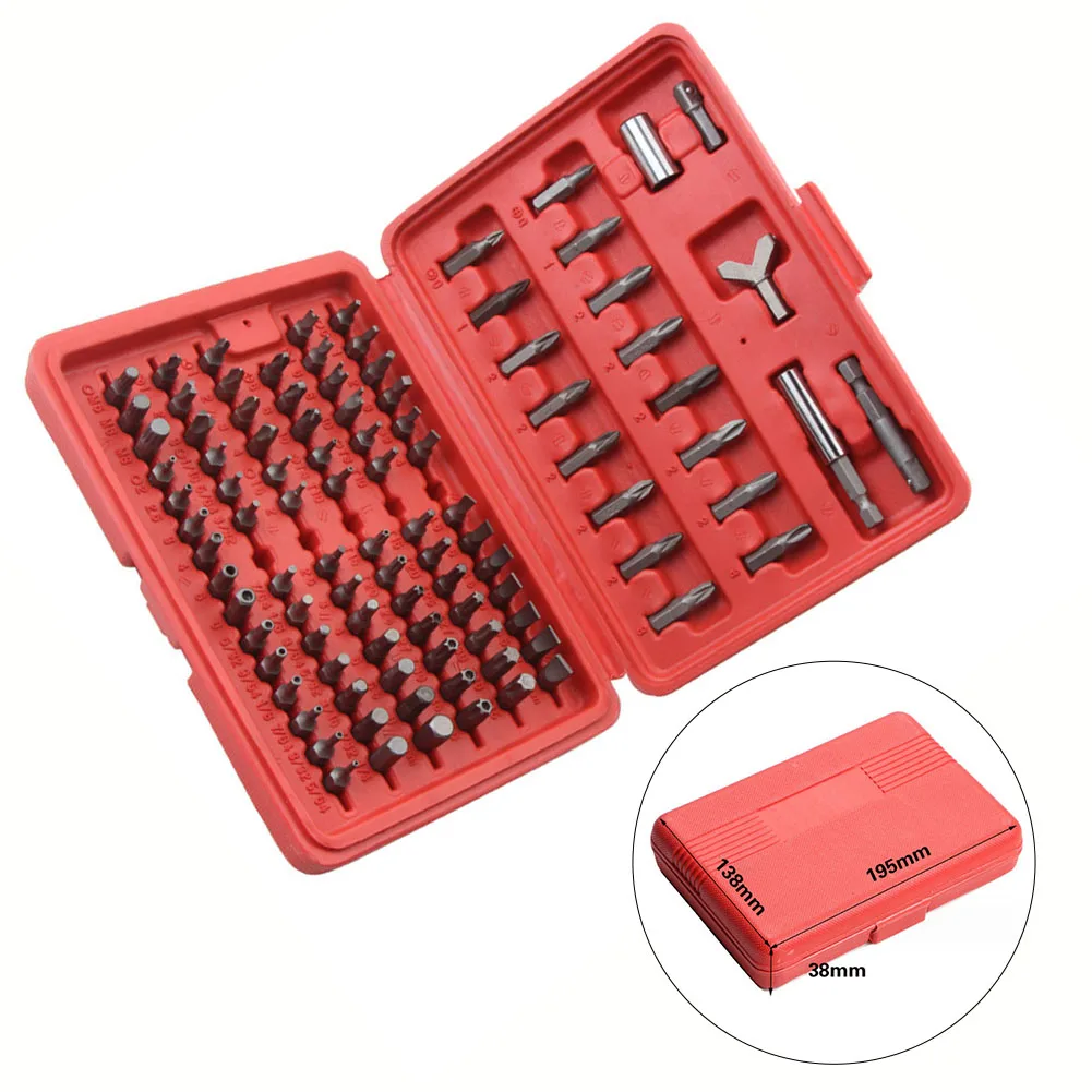 

100pcs Screwdriver Bit Set Tri-wing Cordless Screwdrivers Drill Bits Set For Power Drills Magnetic Hand Drivers