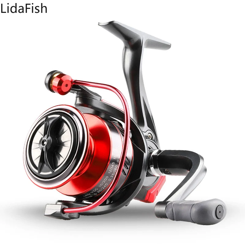 

LidaFish 5.2:1/4.7:1Gear Ratio Spinning Fishing Reel 2000-7000 Series Metal Spool Saltwater Carp Fishing Fishing Tackle