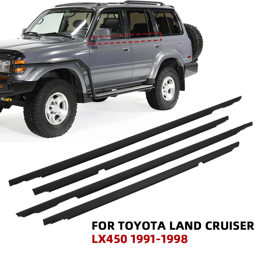 4 шт. отделка для автомобильных дверей и окон Toyota Land Cruiser FJ80 FZJ80 HDJ80 LX450 1991-1998 1997-75710