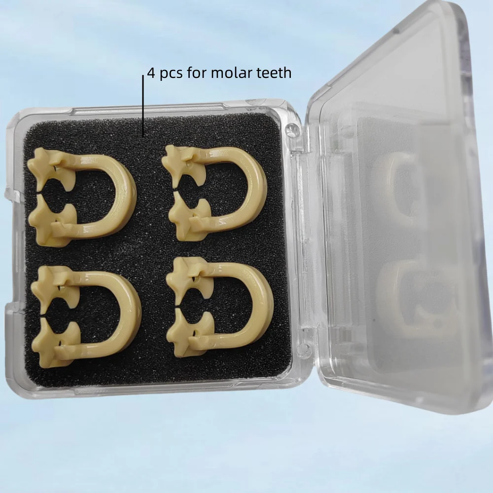 4 шт./набор резиновые зажимы для зубных протезов