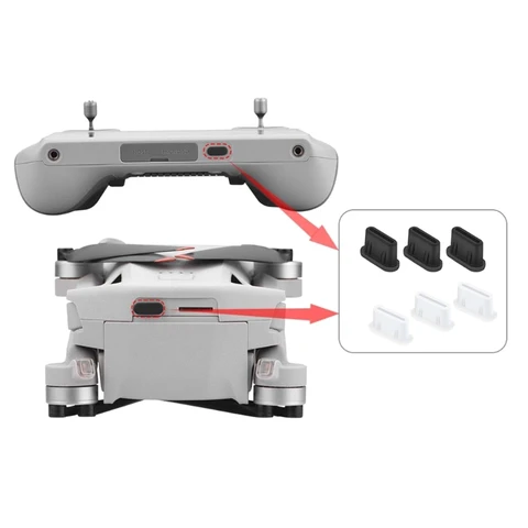 3 шт. защитные колпачки для интерфейса типа C, силиконовые пылезащитные заглушки для электронных устройств Avata 2 и USB C