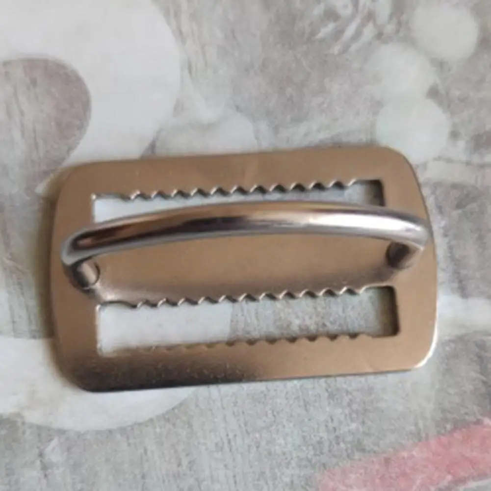 

Glide Buckle Long Service Life Buckle Stainless Steel Anti-rust Compact Diving Weight Belt Slide Stopper
