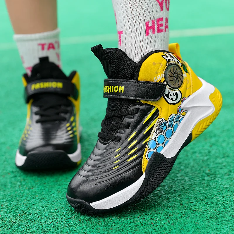 High Quality Mesh Sneakers Comfortable Breathable Non-slip Children Sport Shoe Casual Jogging Shoes 2022 Girls Basketball Shoes