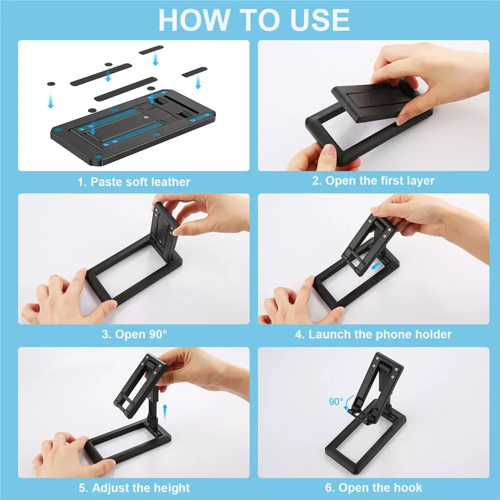 

Phone Holder Stand For iPhone 12 Redmi note 10 pro Mobile Phone Tablet Mount Desk Support Stand For Apple ipad