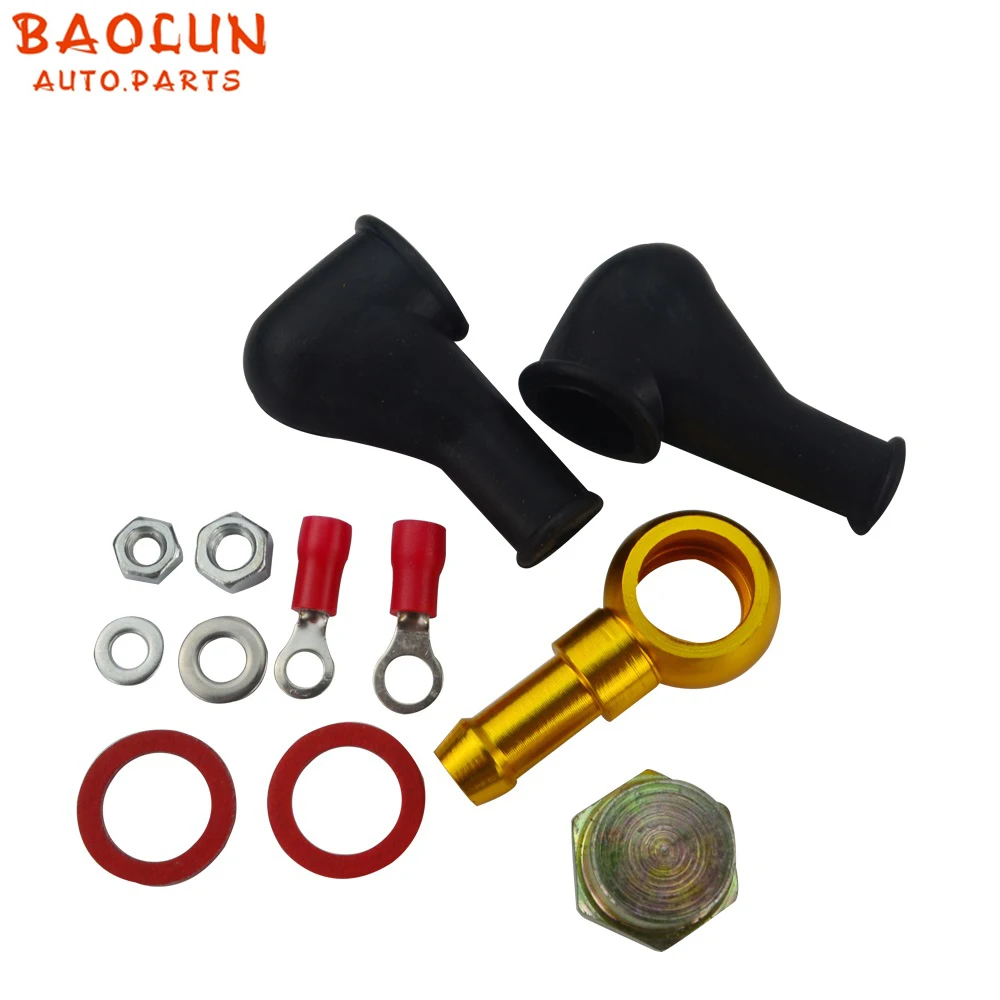 

BAOLUN 044 Fuel Pump Banjo Fitting Kit Hose Adaptor Banjo Union 8mm Pipe Tail