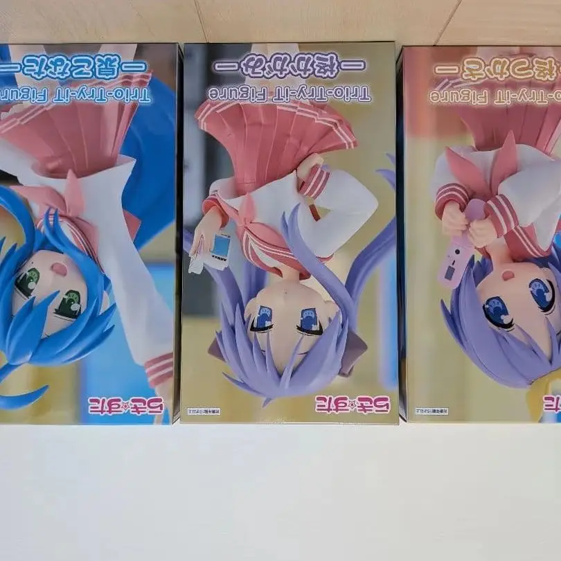 Фото Фигурки FuRyu Lucky Star Trio-Try-iT: Изуми Коната, Хиираги Кагами, Хиираги Цукаса (ПВХ) №1