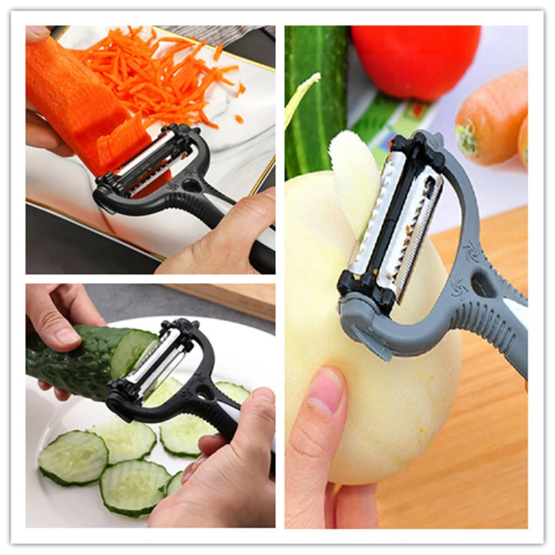 

Multifunctional 360 Degree Rotary Kitchen Tool Vegetable Fruit Potato Carrot Peeler Grater Cutter Slicer Melon Gadget
