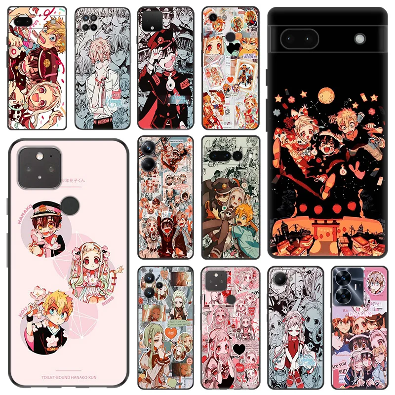 Черный матовый чехол для Moto Edge 30 40 20Pro G200 One Fusion Anime Jibaku Shounen Hanako-kun Pixel 8a 7a 6a 7 8 6