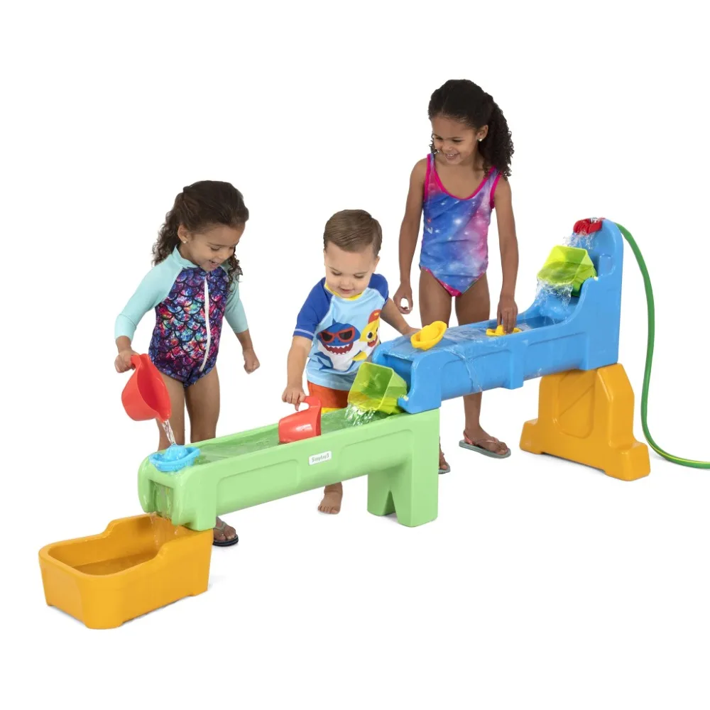 

Water Park Amusement Park Rushing River Falls Water Play Table Swimming Pools Seabob Waterpark Removable Slide Playing Equipment