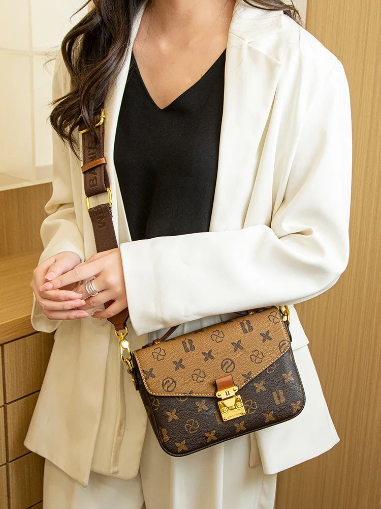 Новая женская сумка почтальона роскошная Высококачественная текстурная