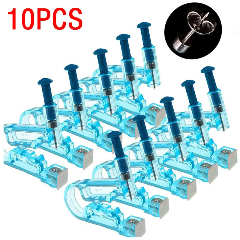 

1/3/5/10pcDisposable Painless Ear Piercing Healthy Sterile Puncture Tool Without Inflammation for Earrings Ear Nose Piercing Gun