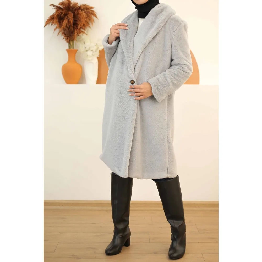 

Dorlie Lining Plush Coat/Beige