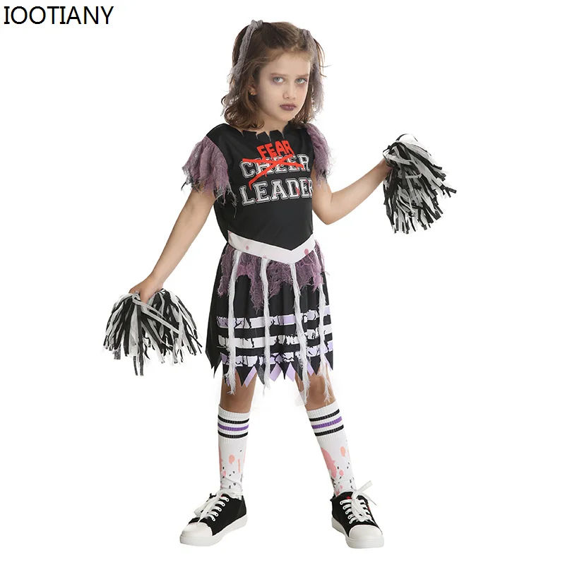 Новинка женское карнавальное платье зомби с кровавыми фотоблестками костюмы для