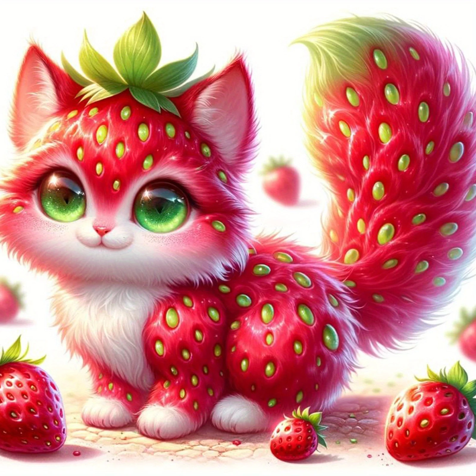 Набор Для Алмазной Живописи Взрослых Креативная Круглая Картина Со Стразами И