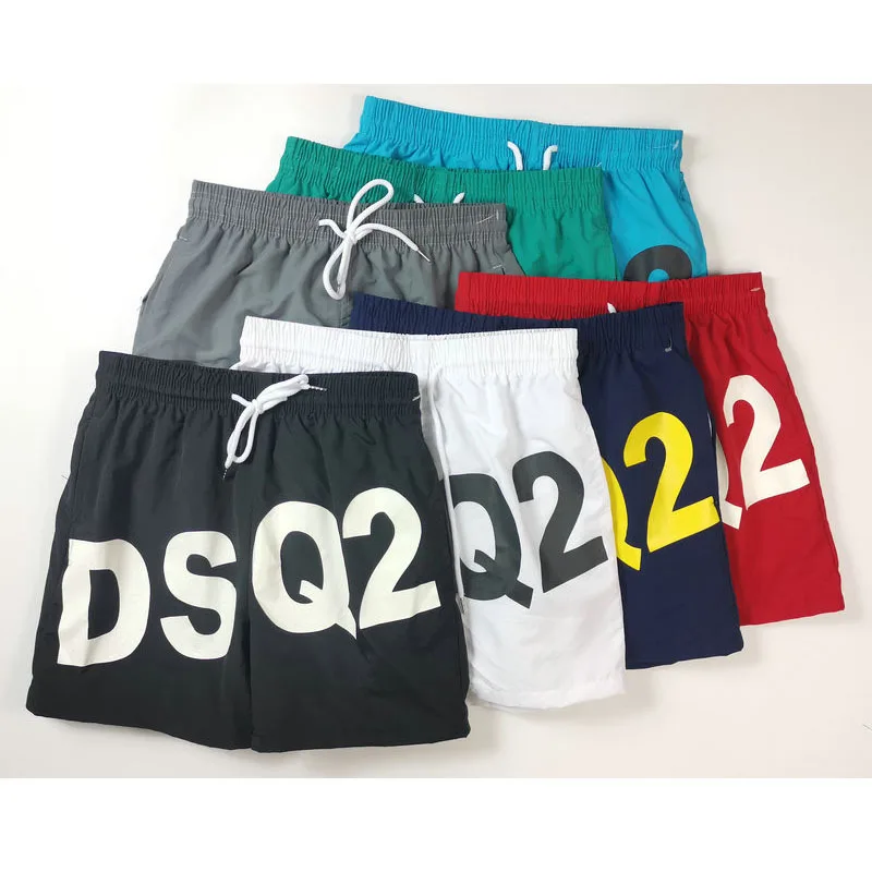 

Men's Summer Casual Shorts DSQ2 Brand Mens Leisure Fashion Print Swimming Surfing Beach Shorts Fitness Running Breathable Shorts