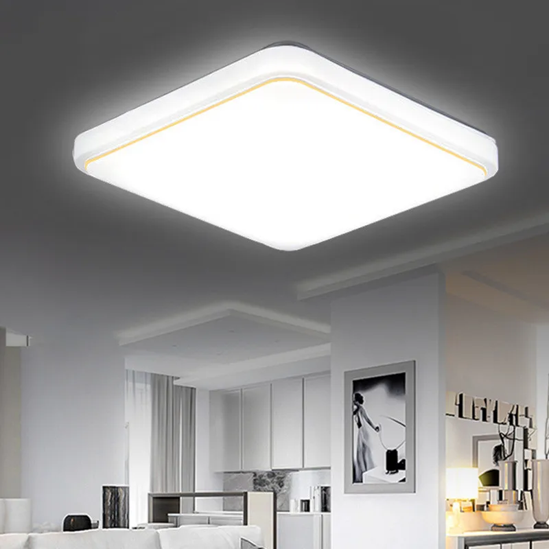

Led ceiling lamp living room simple modern bedroom rectangular square study balcony kitchen lamp