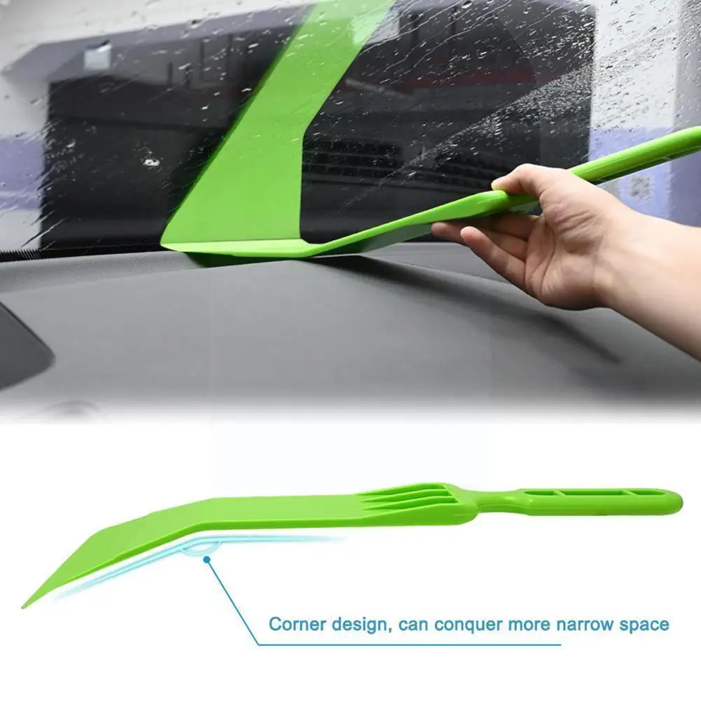 

Automobile Scraper Car Wrap Install Window Tint Tools Tool Cleaning Long Squeegee Vinyl Paddle Film Car Scraper Handle Wrap H3o7