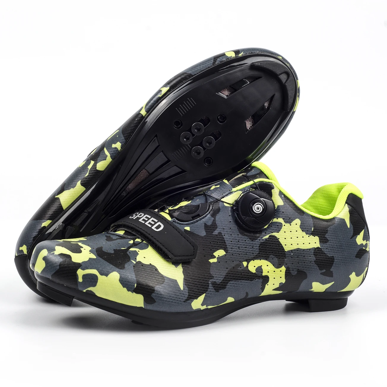 

2021 cycling shoes road Men's bike sneakers spd cleat mtb flat Self-locking bicycle shoes women cycling footwear Outdoor sports