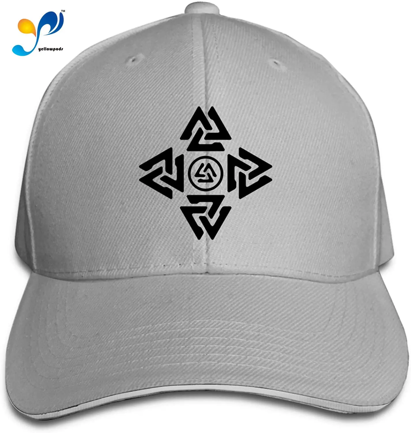 

Valknut Viking Age Symbol Norse Warrior Baseball Hat Mens Women's Hat Sandwich Casquette