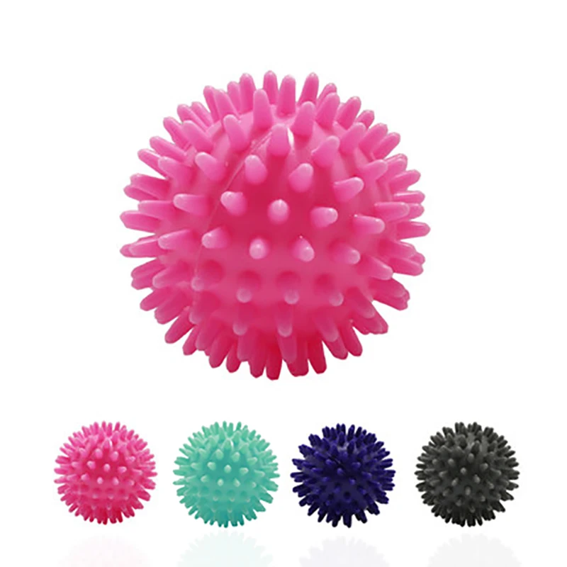 

PVC Hand Massage Ball PVC Soles Hedgehog Sensory Training Grip Balls Portable Physiotherapy Catch Hard Fitness 7cm