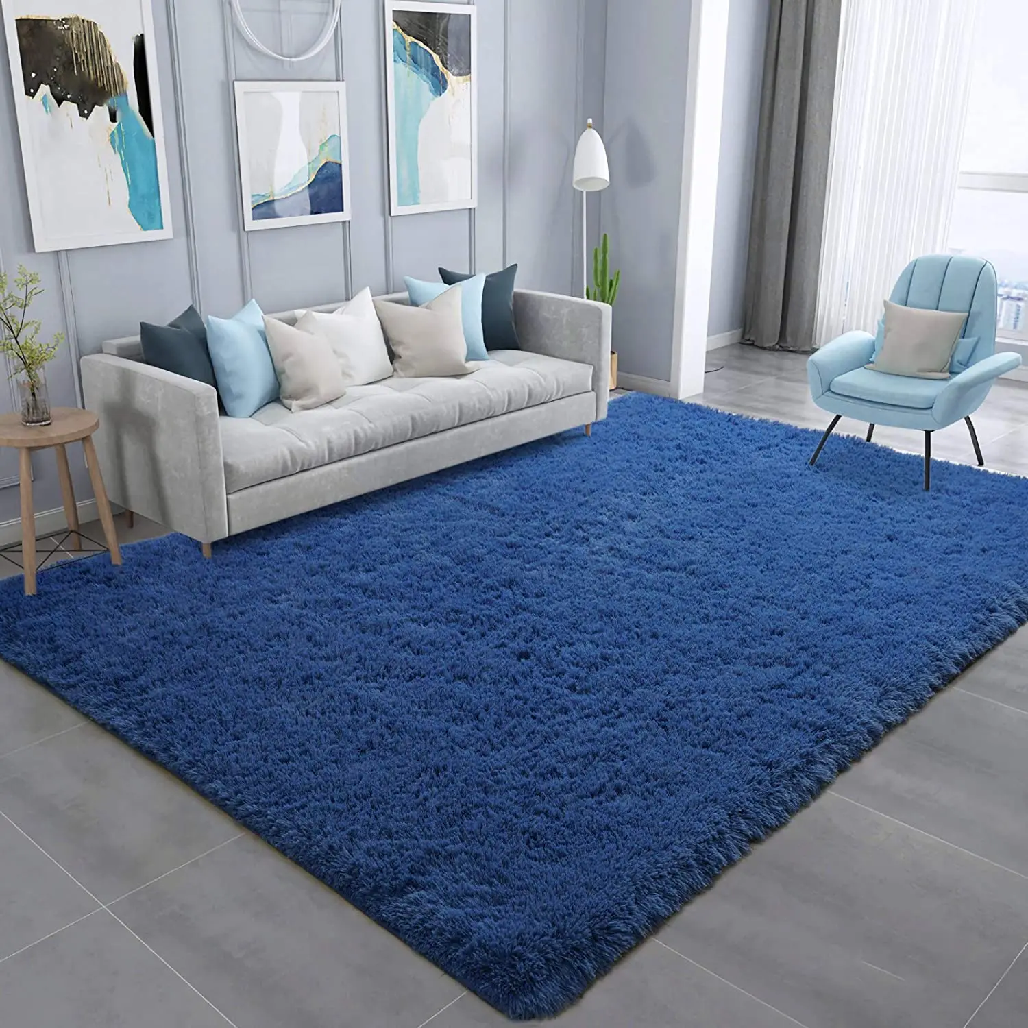 

Luxury Fluffy rug 40mm plush carpet Living room rugs Stitch carpets sofa area rug House carpet Decoration for bedroom floor mats