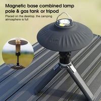 mando camping lighthouse outdoor camping light comes with magnetic base ipx6 waterproof lantern grade type c charging lighting