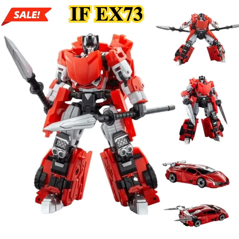 【В НАЛИЧИИ】Железная фабрика IF EX-73 Enki Transformers Toy Sideswipe Модель Рисунок