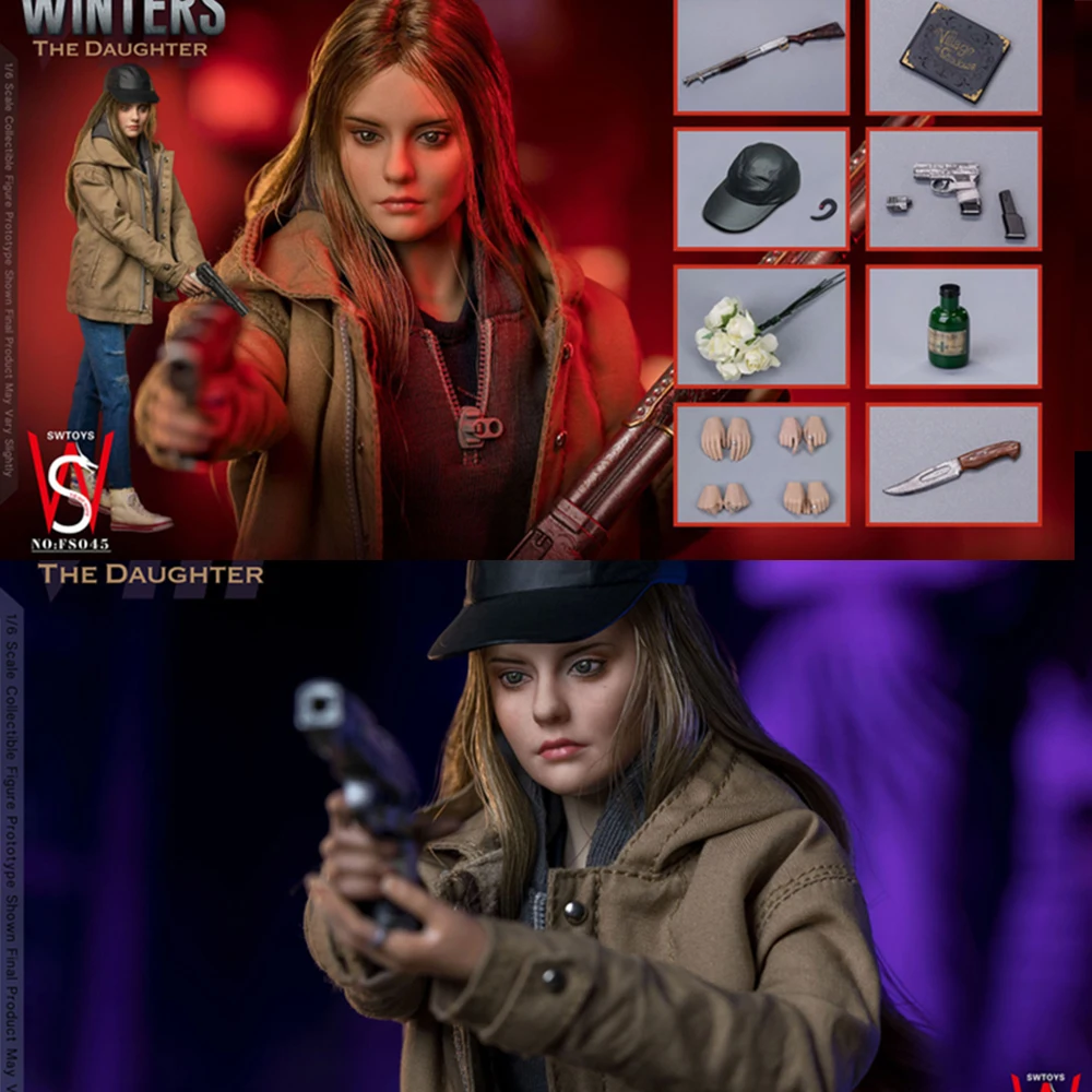 Оригинальные SWTOYS FS045 1/6, Женский солдат, дочь, роза, зим, полный комплект, коллекционные игрушки, 12 дюймов, экшн-фигурка, модель в наличии