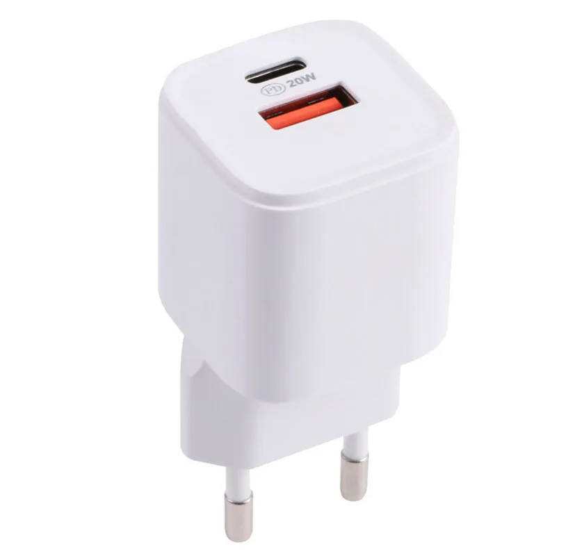 

Зарядное устройство PD с двумя портами USB C, 20 Вт, 100 шт.
