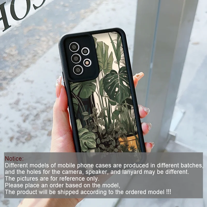 Фото Винтажный чехол для телефона с цветочным узором Palm Leaf для Xiaomi Redmi Note 14 Pro Plus 13 12 11 PRO 10 9 9S 11T Ultra 14C 13C 12C Чехлы №2