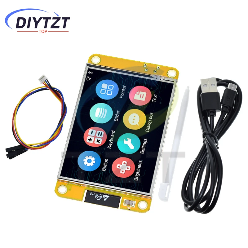 DIYTZT ESP32 LVGL WIFI и Bluetooth макетная плата 2 8-дюймовый ЖК-модуль TFT 240*320 умный экран с