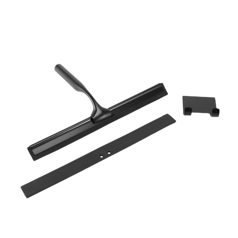 

Shower Squeegee, Shower Squeegee With Wall Holder, Squeegee With Replaceable Wiper Blades For Cleaning Bathroom Mirrors