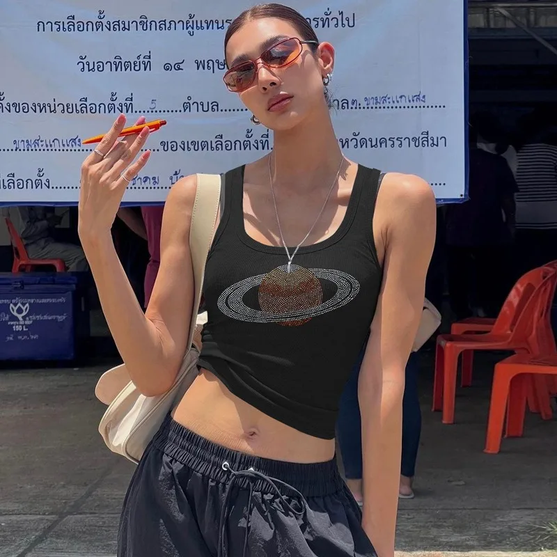 Женский жилет-спагетти без рукавов качественные вязаные майки с U-образным